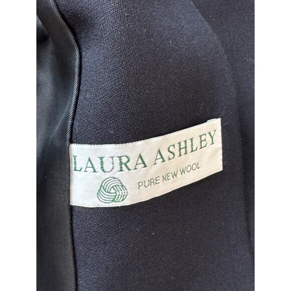 Laura Ashley 100% Wool, Black, Blazer/Jacket, size 4 US - Picture 9 of 11